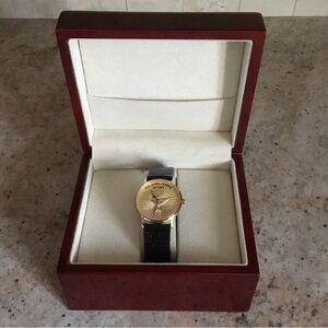 Vintage Bulova NFL 1999 AFC-NFC Pro Bowl Hawaii Genuine Lizard Men’s Watch